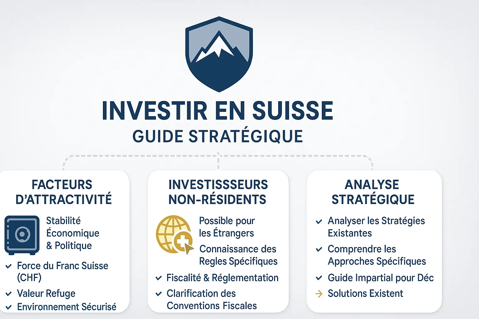 Guide stratégique pour investir en Suisse
