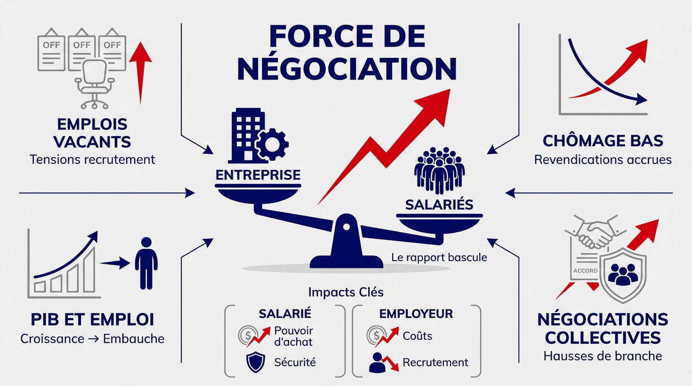 Rapport de force et négociation salariale