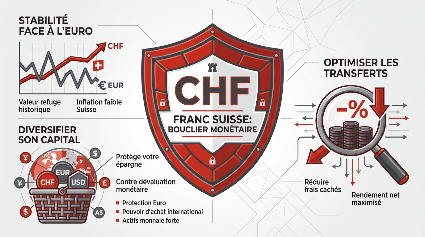 Le Franc suisse, monnaie refuge pour l'épargne non-résidente