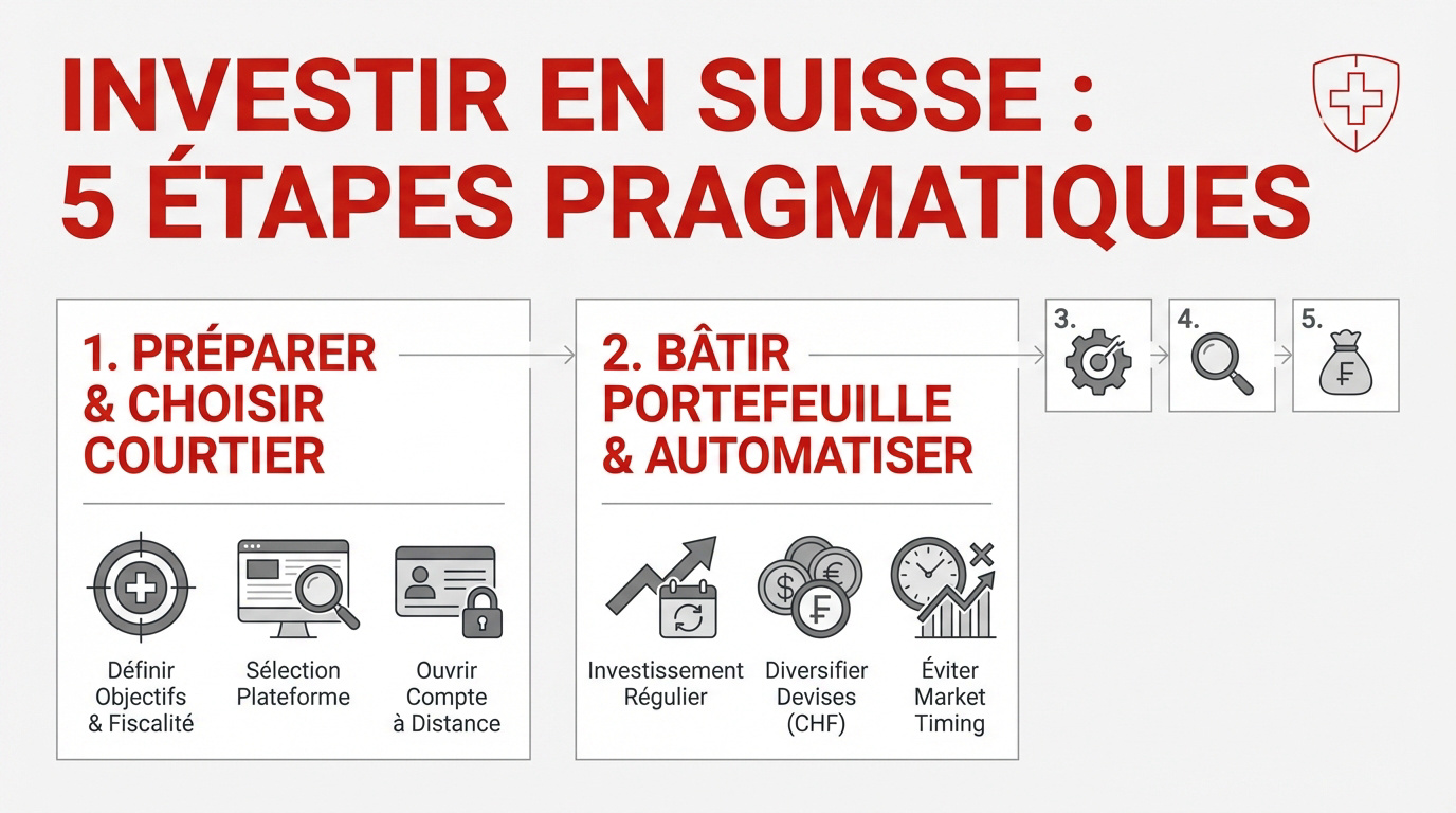 Guide pratique pour investir en Suisse en cinq étapes clés