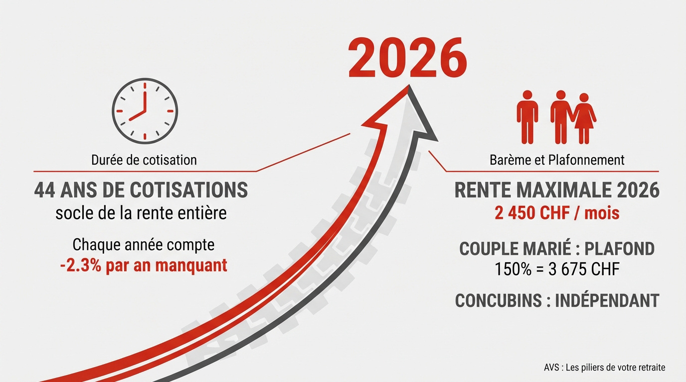 Optimisation de la rente AVS en Suisse pour 2026