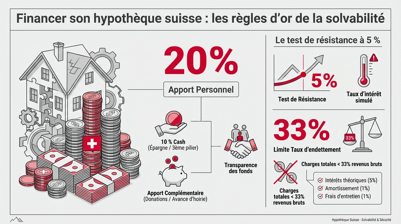 Critères de solvabilité pour une hypothèque en Suisse