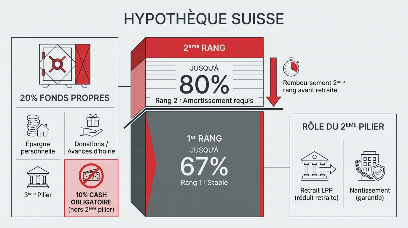 Financement immobilier suisse et fonds propres