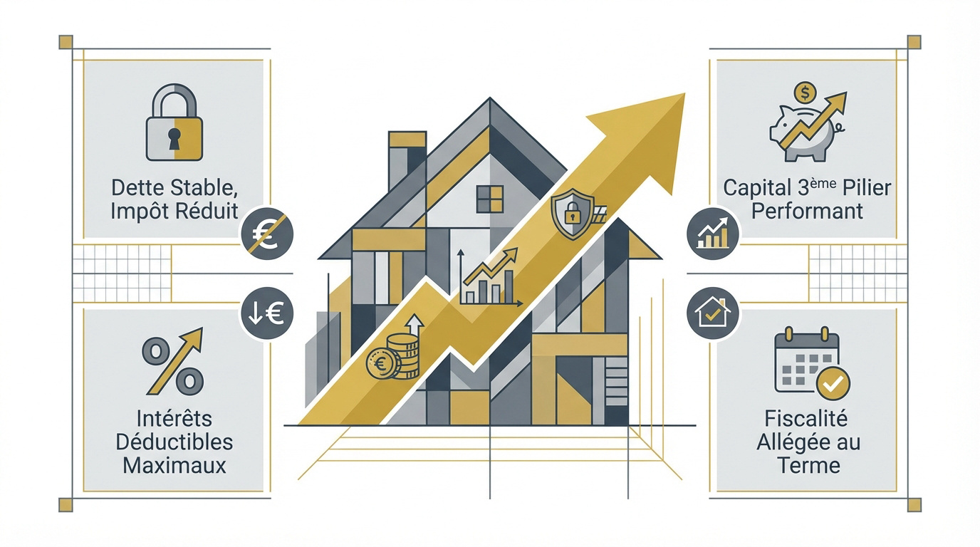 Stratégie d'amortissement indirect et croissance du capital de prévoyance pour l'immobilier en Suisse