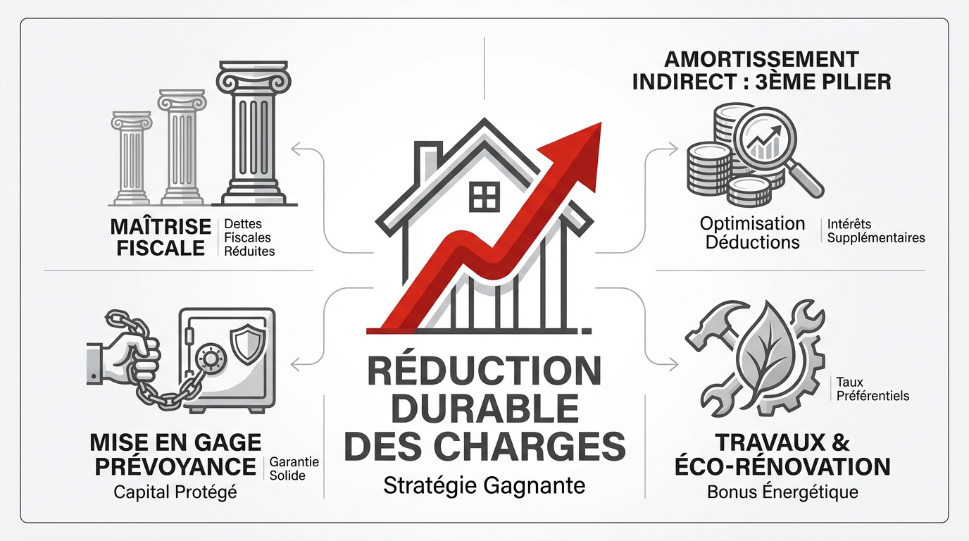 Stratégie de réduction des charges financières et optimisation fiscale en Suisse