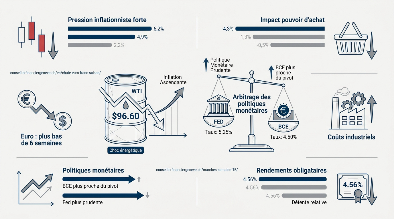 Analyse des impacts du pétrole et de l'euro sur les marchés financiers