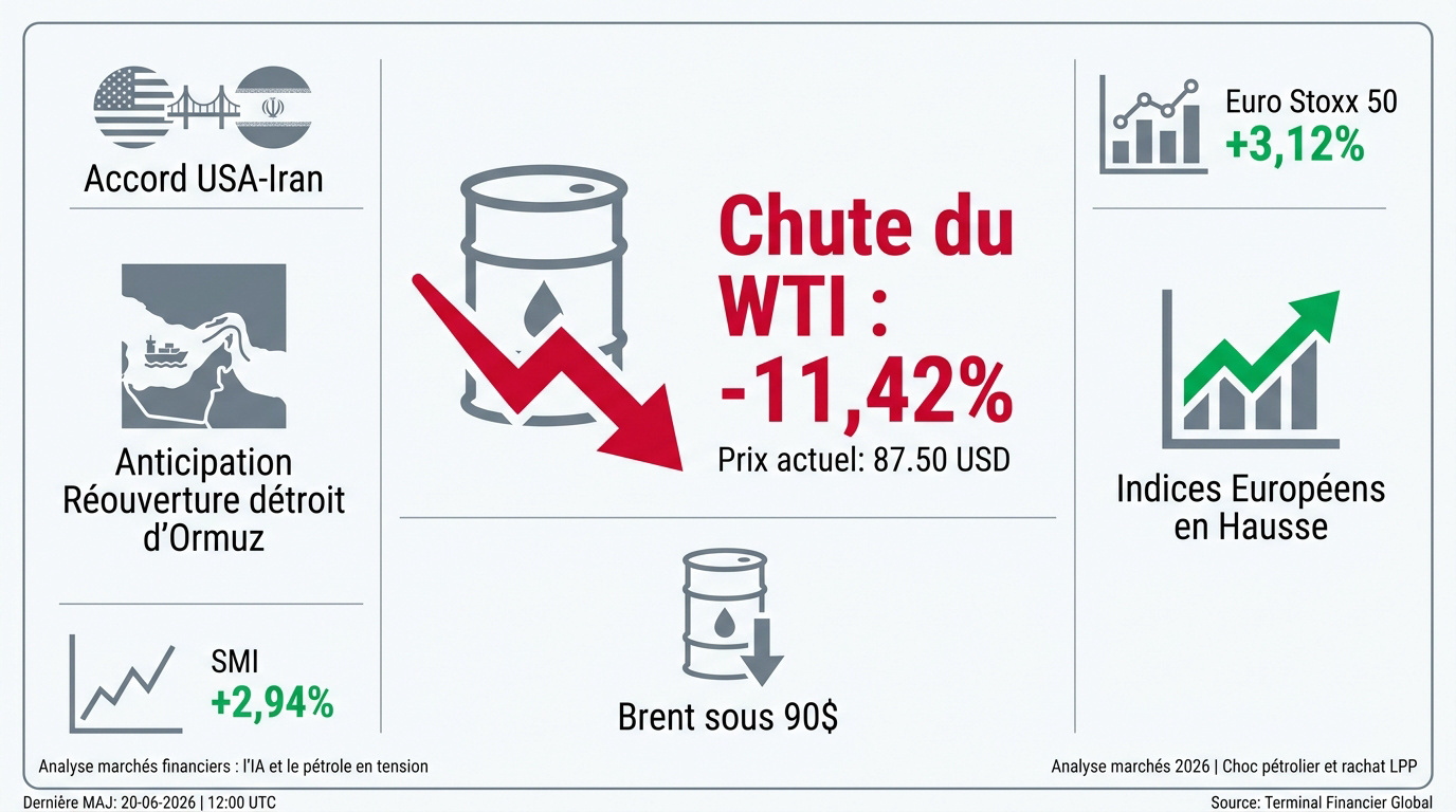 Impact de l'accord USA-Iran sur le pétrole et les indices