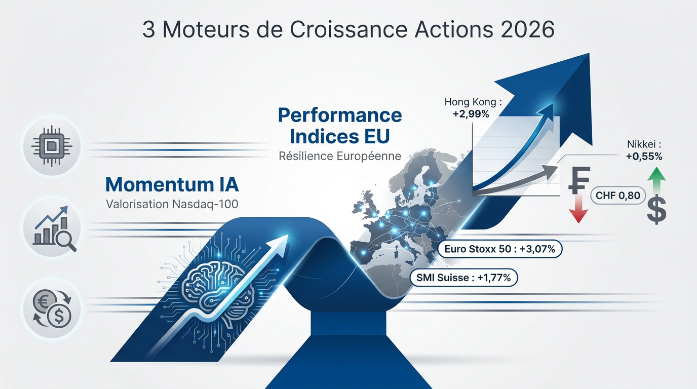 Perspectives de croissance des marchés actions