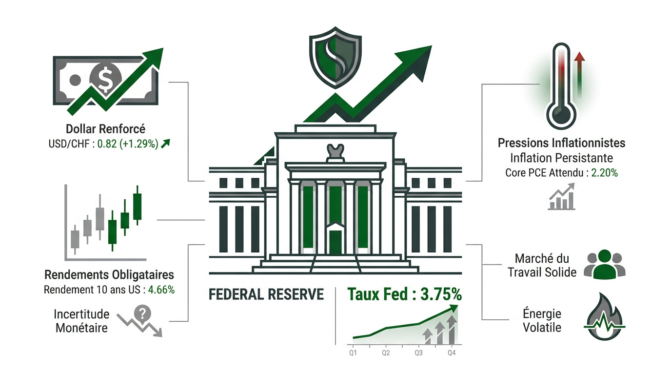 Analyse de la politique monétaire de la Fed et évolution du dollar