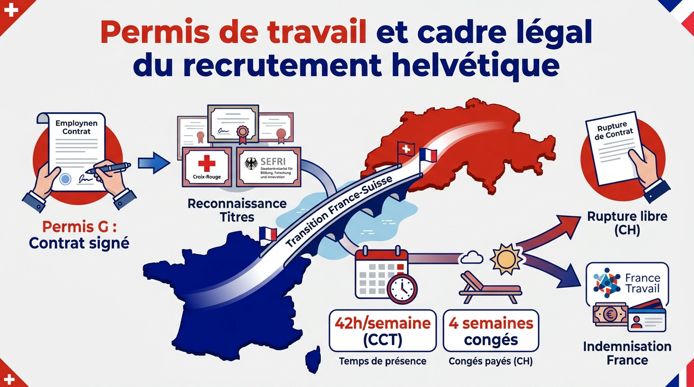 Documents administratifs et permis de travail suisse pour frontaliers