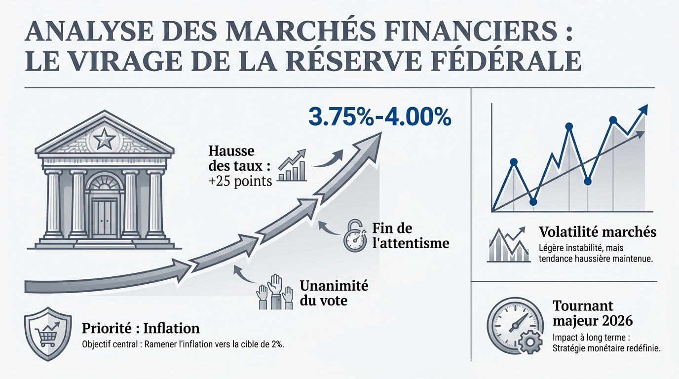 Impact de la hausse des taux Fed sur les marchés financiers