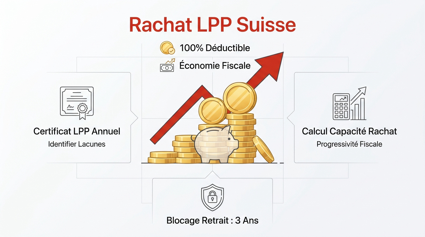 Optimisation fiscale et capital retraite via le rachat LPP en Suisse