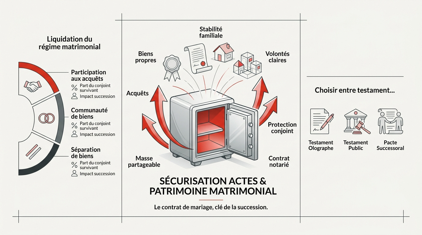 Planification successorale suisse et actes notariés