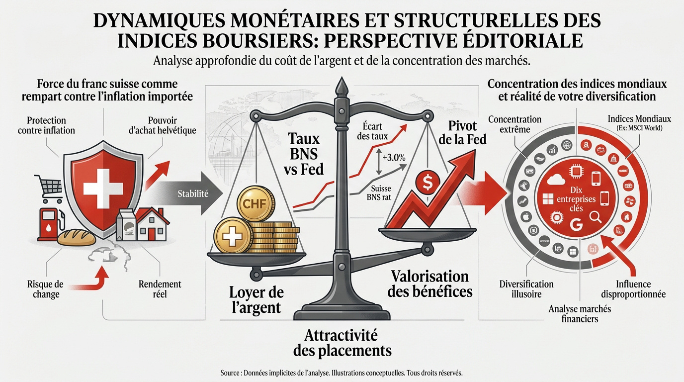 Analyse des dynamiques monétaires et des indices boursiers mondiaux